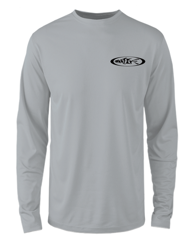 Florida Tarpon Long Sleeve Performance Fishing Shirt 3XL / Gray